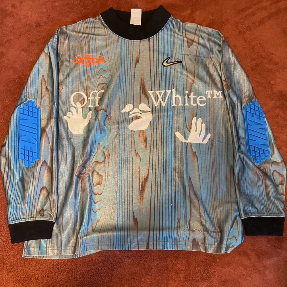 Nike x off white soccer jersey